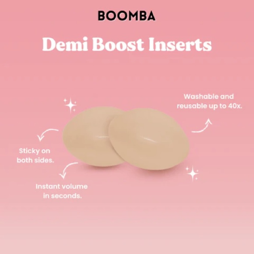 NEW - Boomba Demi Boost Inserts - Great for wedding dresses!